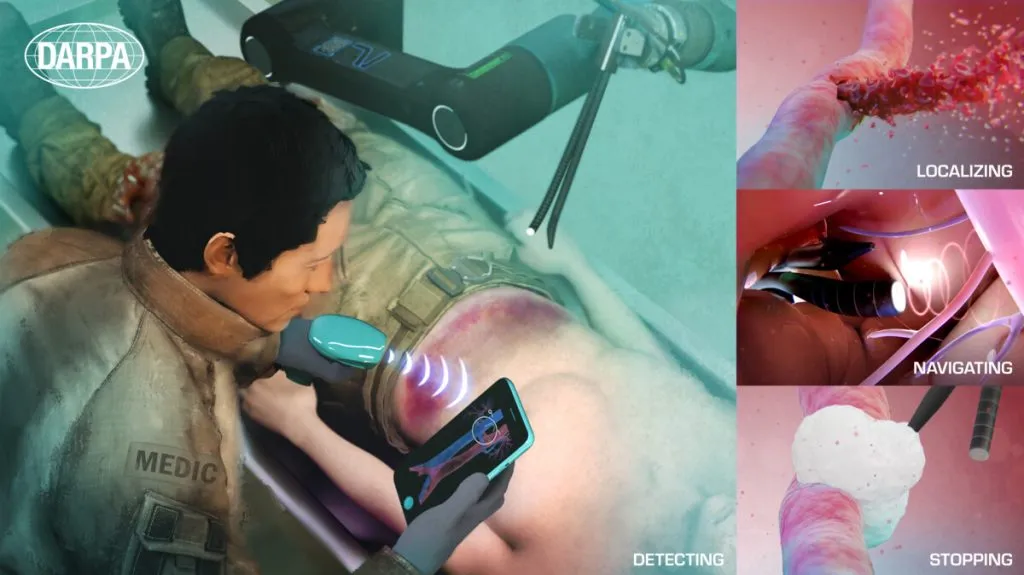 Concept du système MASH. Image : DARPA | Alissa Eckert MSMI