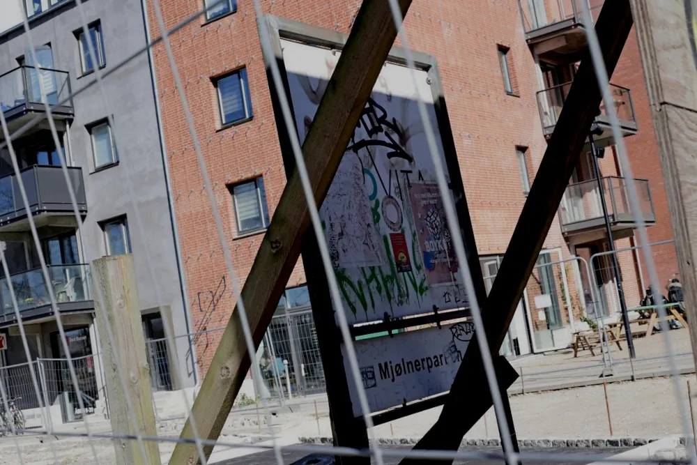 Travaux dans le quartier de Mjølnerparken