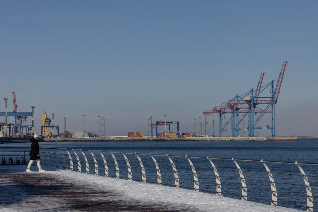 Port d’Odessa vu depuis la mer