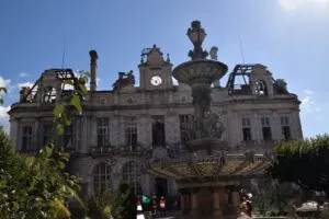 Mairie de Limoges après l’incendie