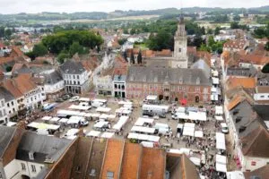 Clément Mordacq, marché d’Hesdin-la-Forêt